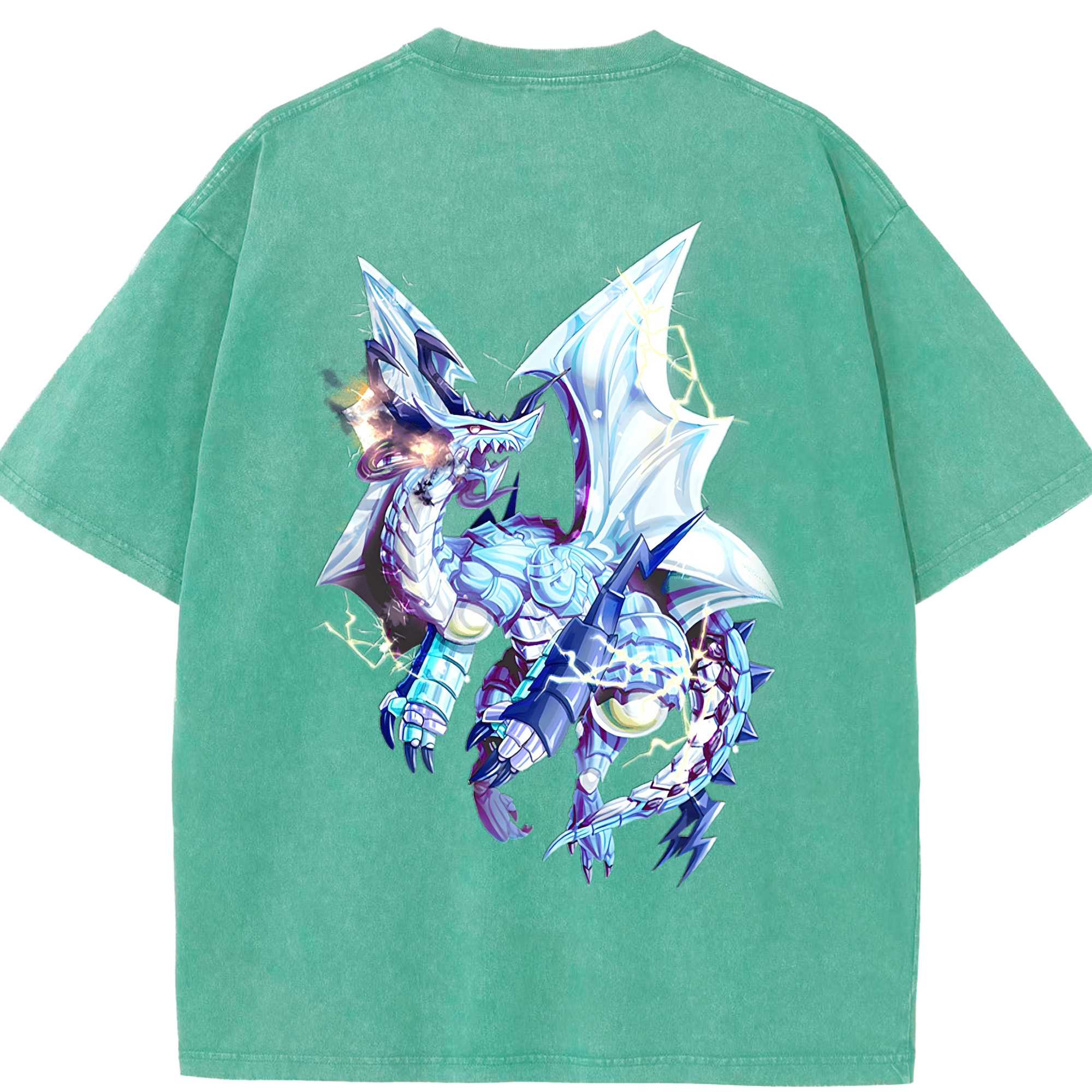 （画像用） 遊☆戯☆王 Yu-Gi-Oh! 綿100% ヴィンテージ風 半袖Tシャツ（背面プリント）